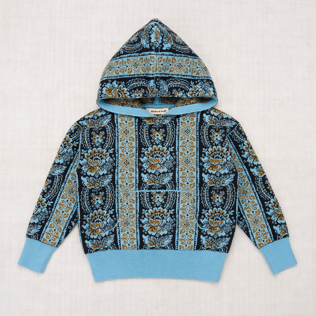 Misha and Puff Jan Hoodie - Lake Damask