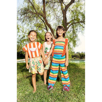 Maison Mangostan White/Red Watermelon Stripes Top