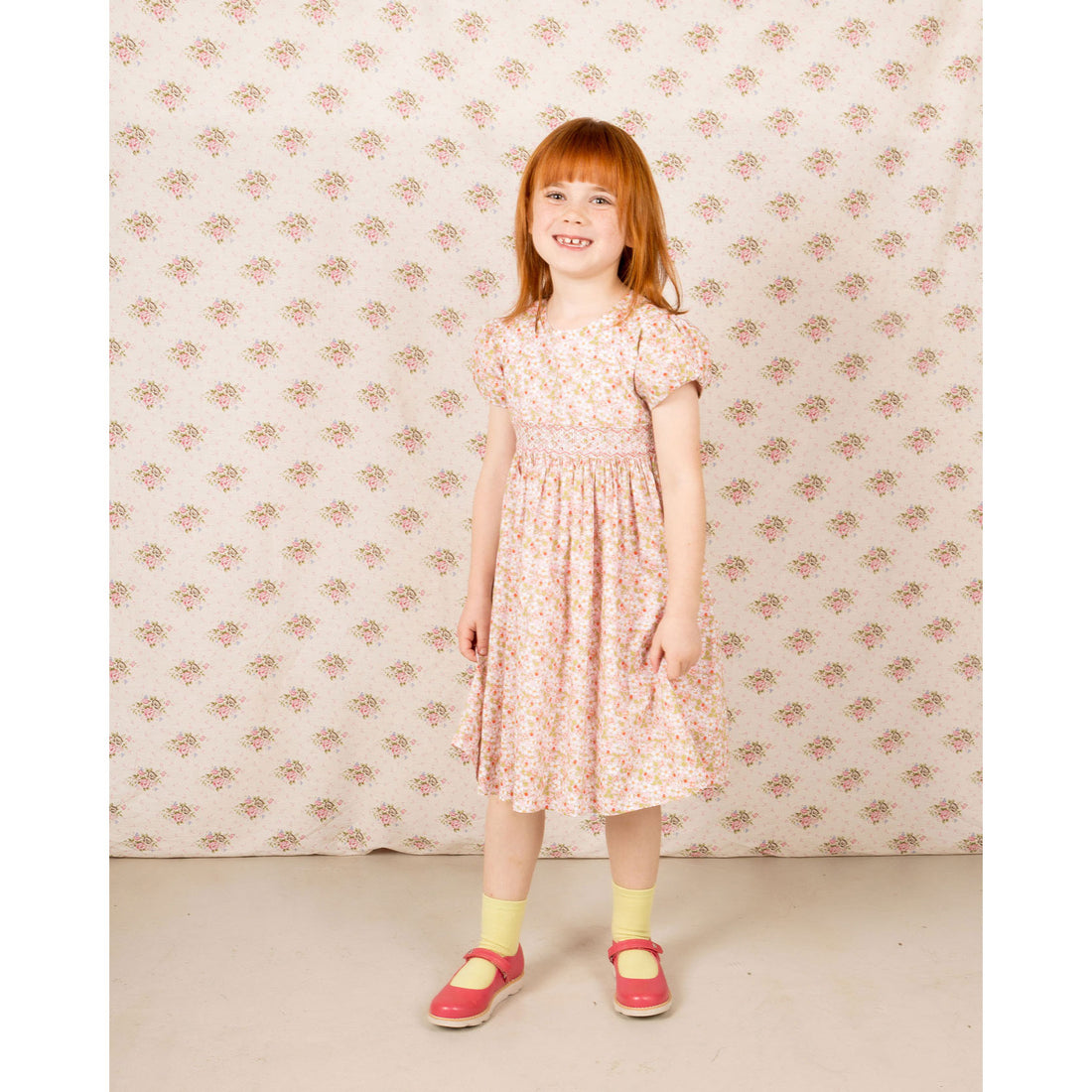 Question Everything Liberty Print Jeralyn Dress