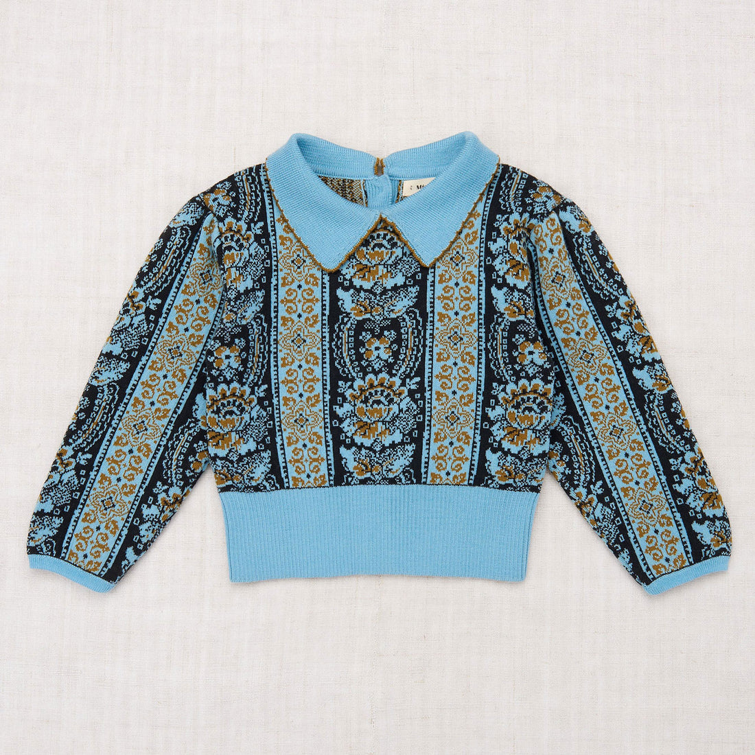 Misha and Puff Joanne Sweater - Lake Damask
