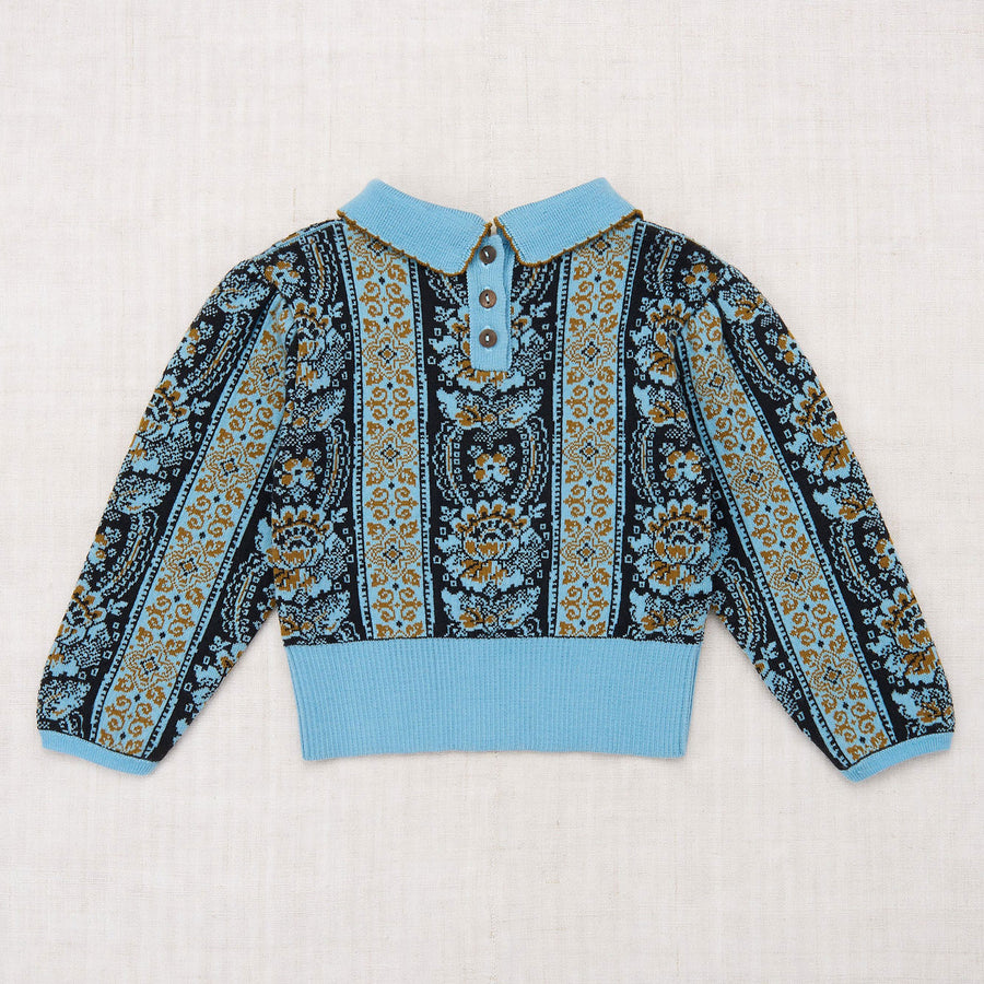 Misha and Puff Joanne Sweater - Lake Damask