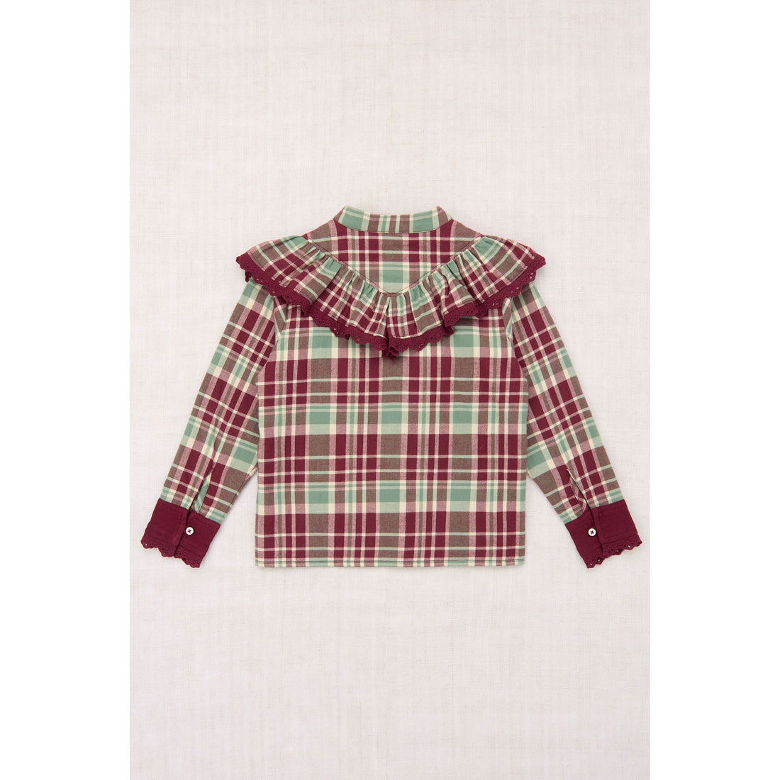 Misha and Puff Madder Root Plaid Jolene Top