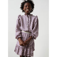 The New Society Flower Print Josephine Blouse