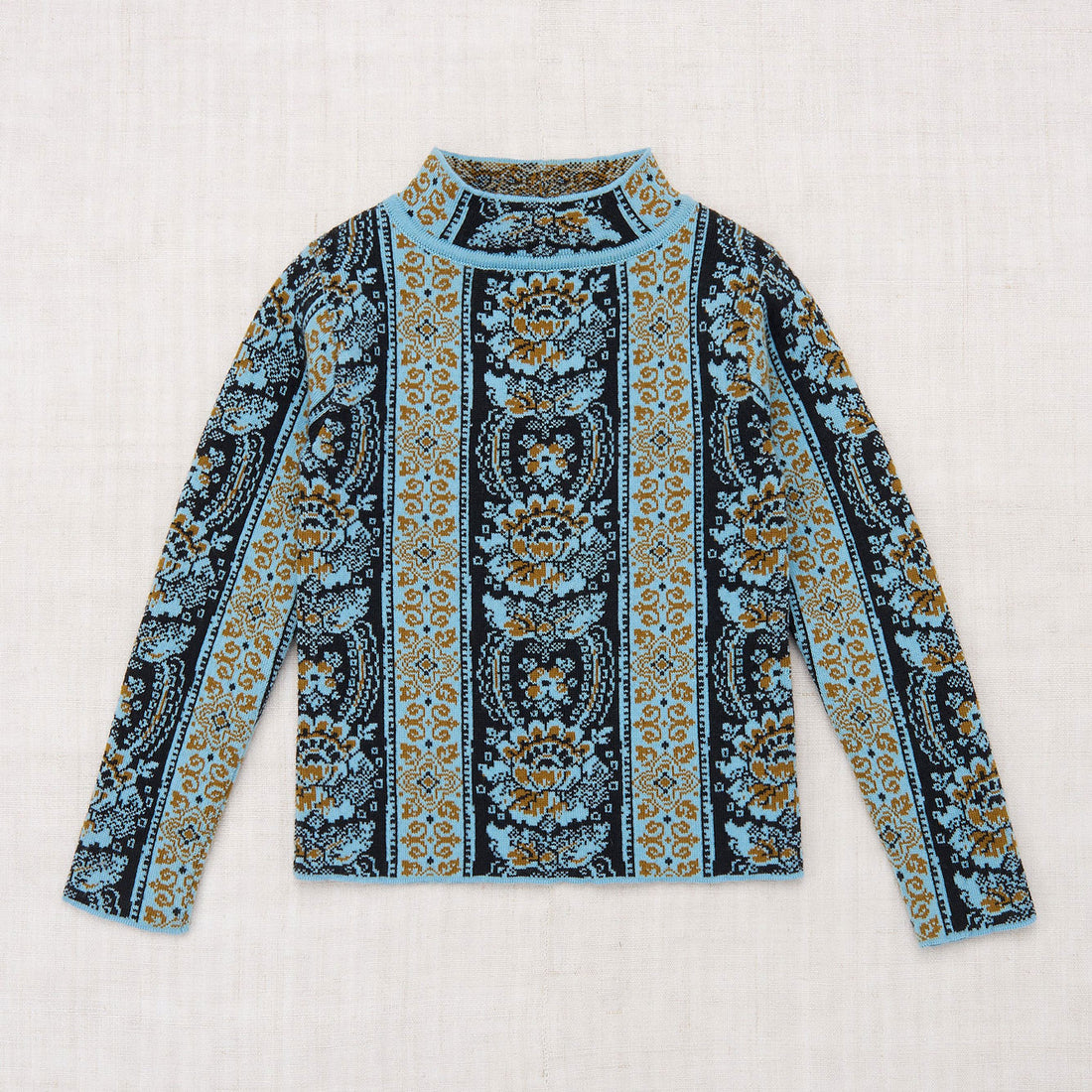 Misha and Puff Jules Mock Neck - Lake Damask