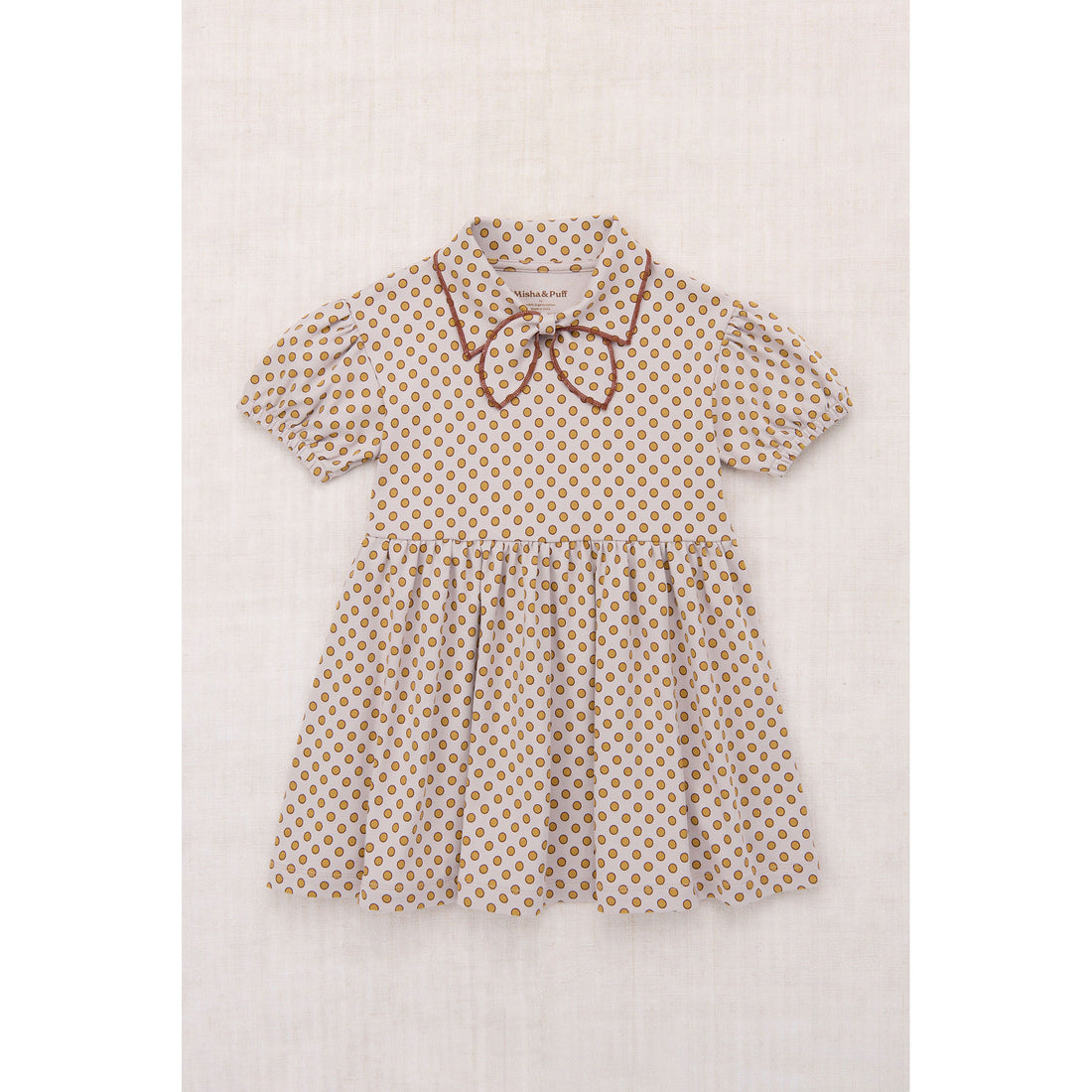 Misha and Puff   Mist Ben-Day Dots Junior Scout Dress