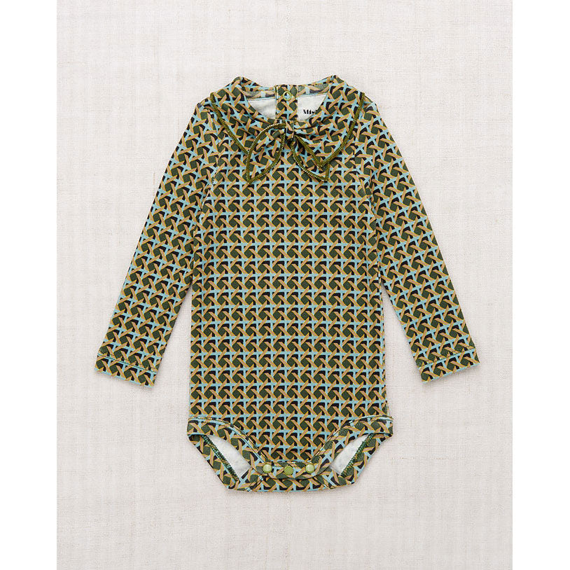Misha and Puff Leaf Lattice Junior Scout Onesie