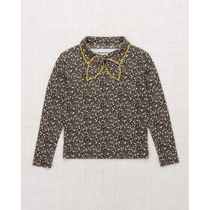 Misha and Puff Carbon/Periwinkle Floral  Scout Top
