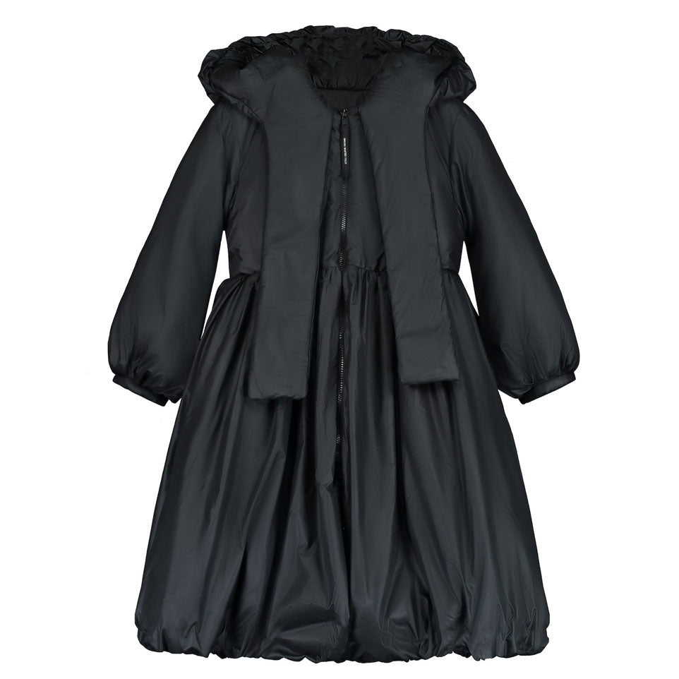 Little Creative Factory Black Rebel Padded Bow Coat