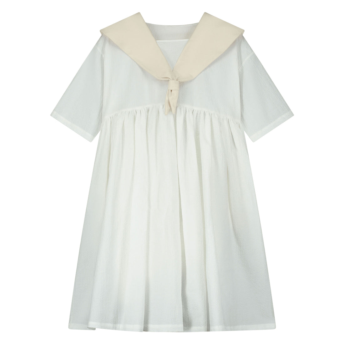 Little Creative Factory Cream/White Cruise Dress S Little Creative Factory Cream/White Cruise Dress S