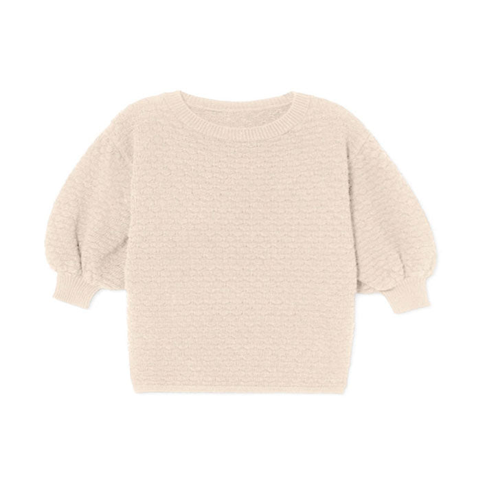 Little Creative Factory  Cream Monobloc Knit Sweater