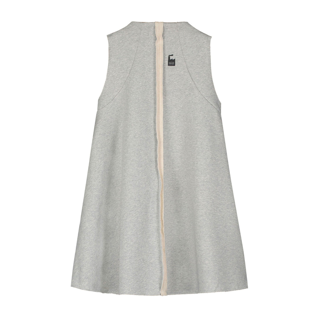 Little Creative Factory Grey Melange Jaki Straight Dress