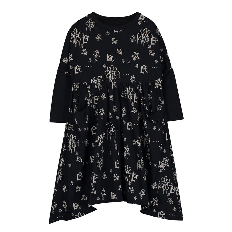 Little Creative Factory Black Soft Smile Dress