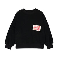 Little Creative Factory Black Winter Sweatshirt