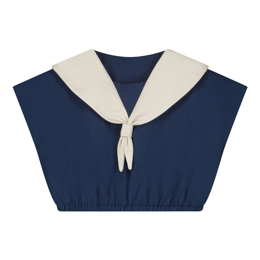 Little Creative Factory  Dark Blue Cruise Collar Top