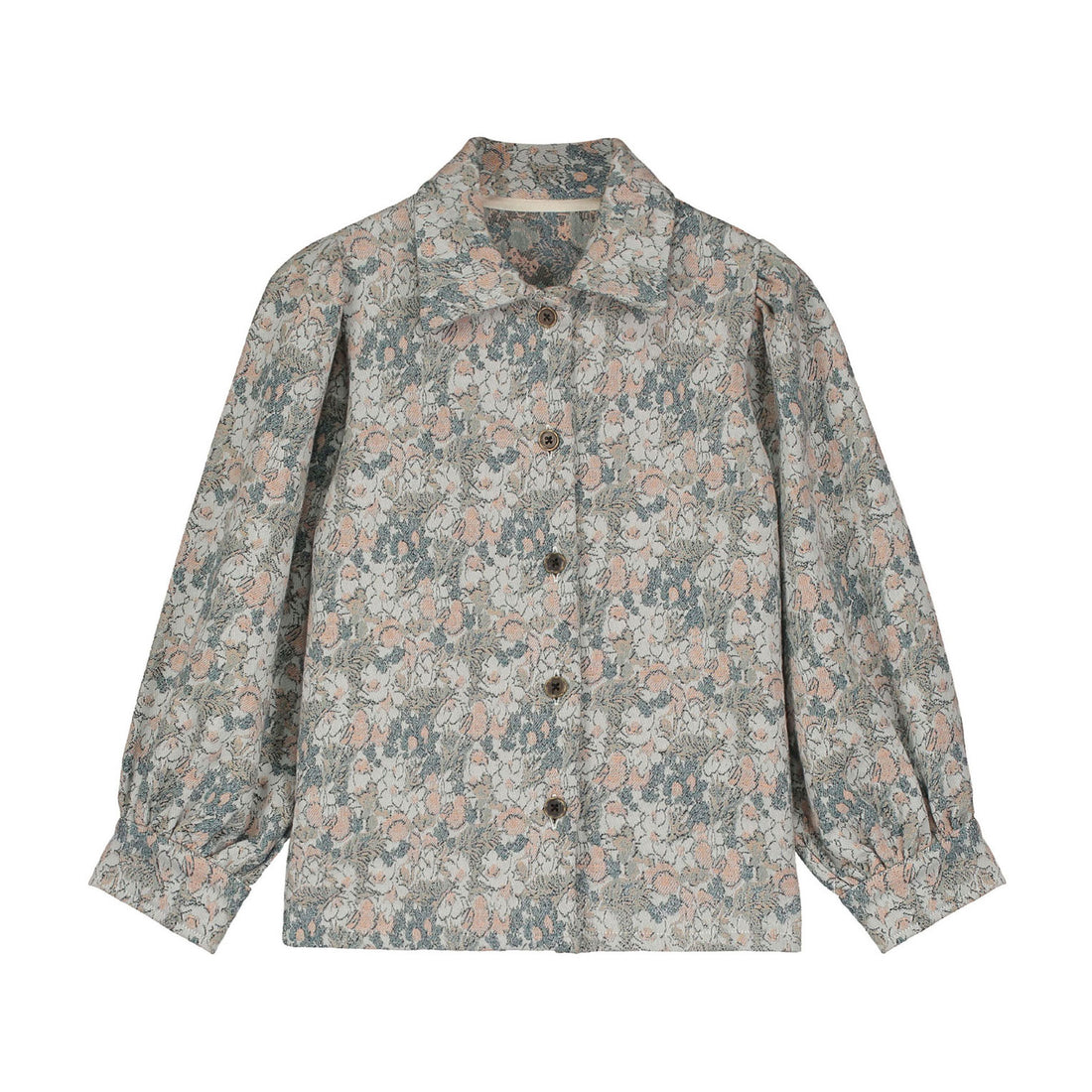 Little Creative Factory Grey Flower Jacquard April Shirt