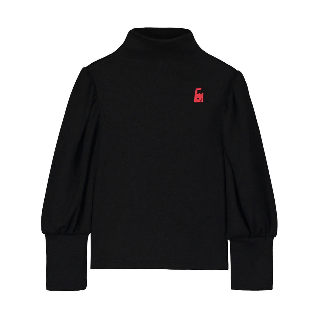 Little Creative Factory Black Nikki Turtleneck Top