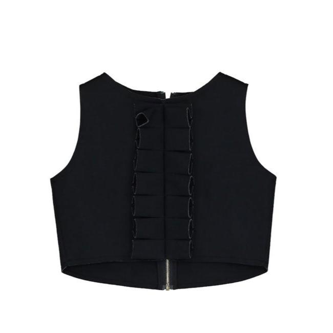 Little Creative Factory Black Neoprene Ruffle Vest