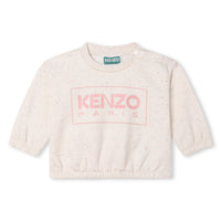 Kenzo Beige Speckled Sweatshirt