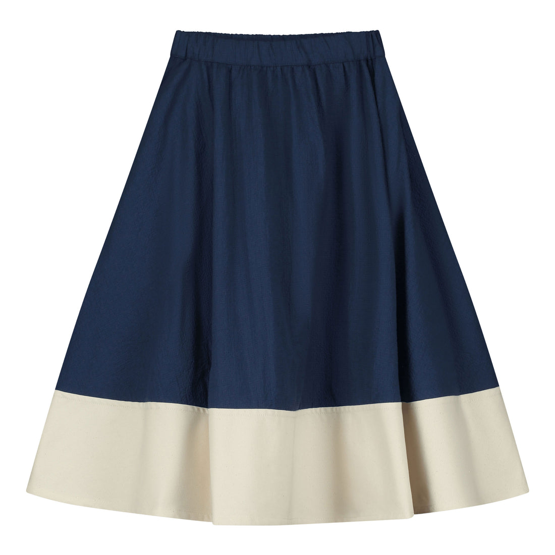 Little Creative Factory  Cream/Dark Blue Cruise Skirt