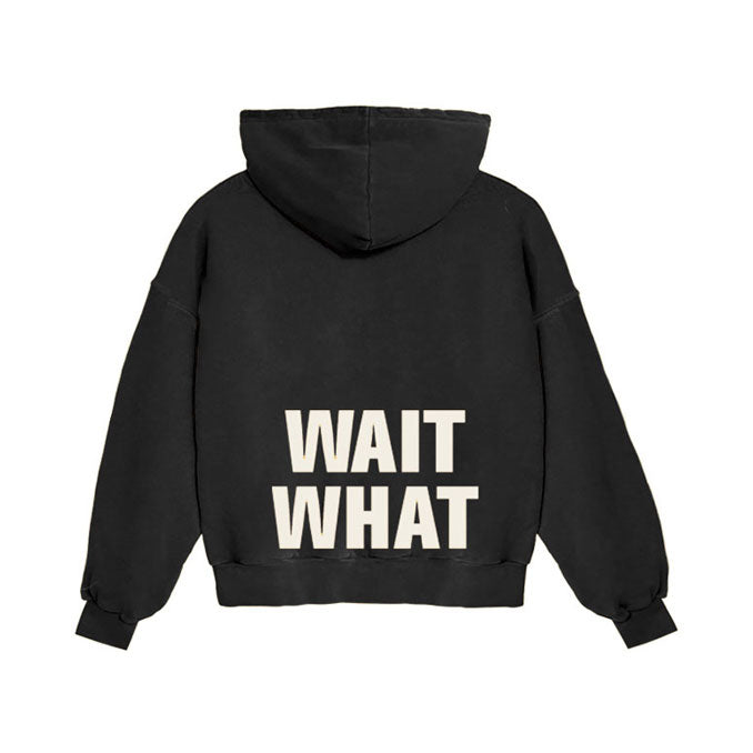 Little Creative Factory Black Monobloc Zip Hoodie