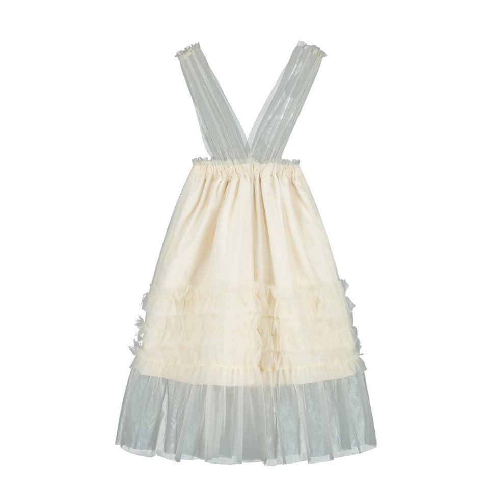 Little Creative Factory Cream Gothic Dungaree Skirt
