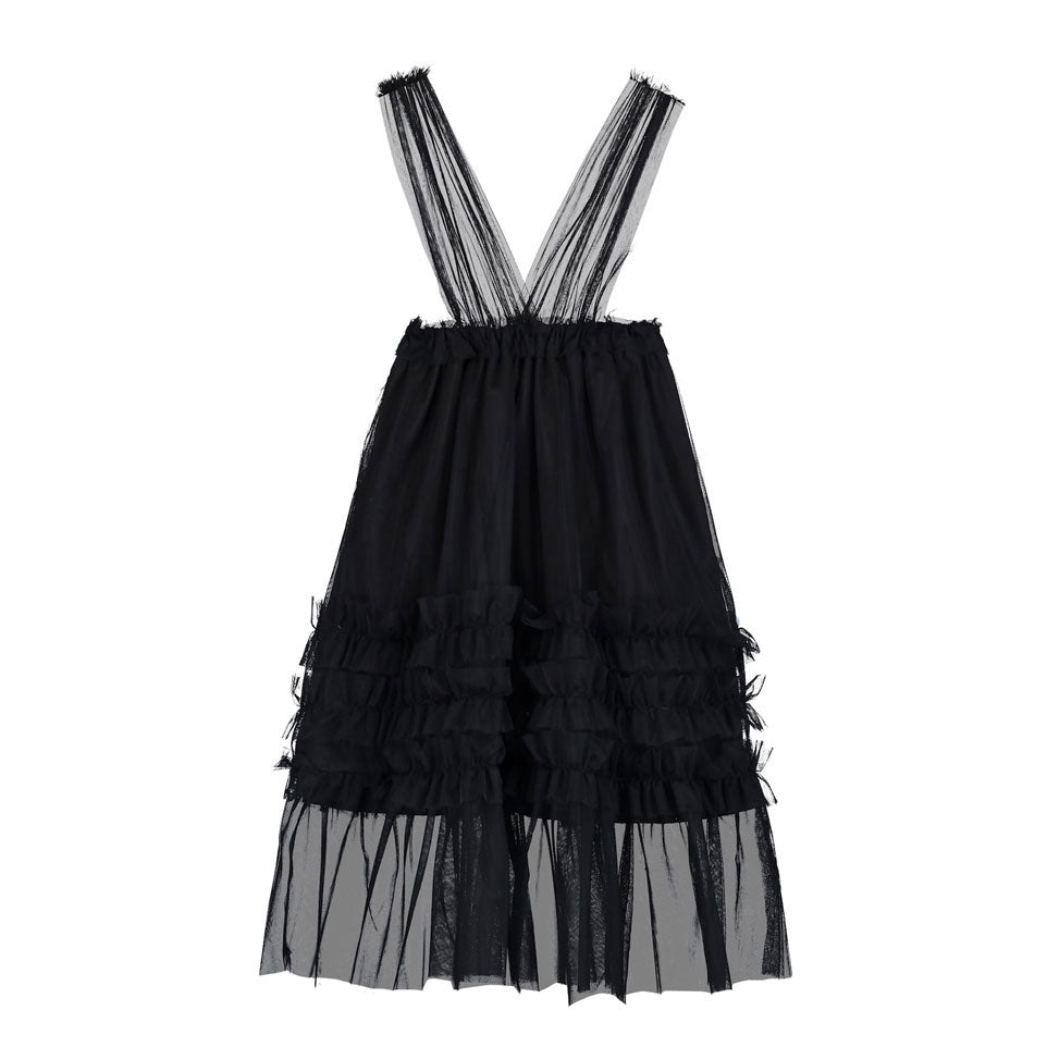 Little Creative Factory Black Gothic Dungaree Skirt