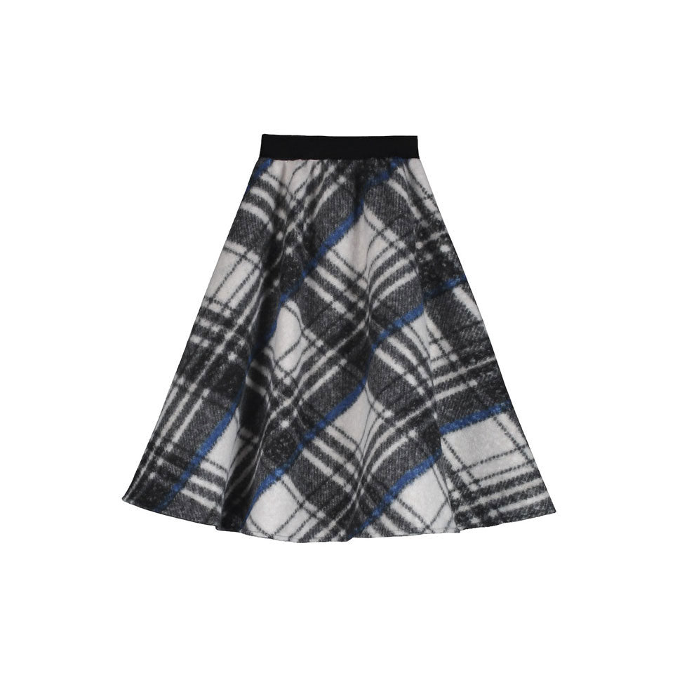Little Creative Factory Black Tartan Circle Skirt