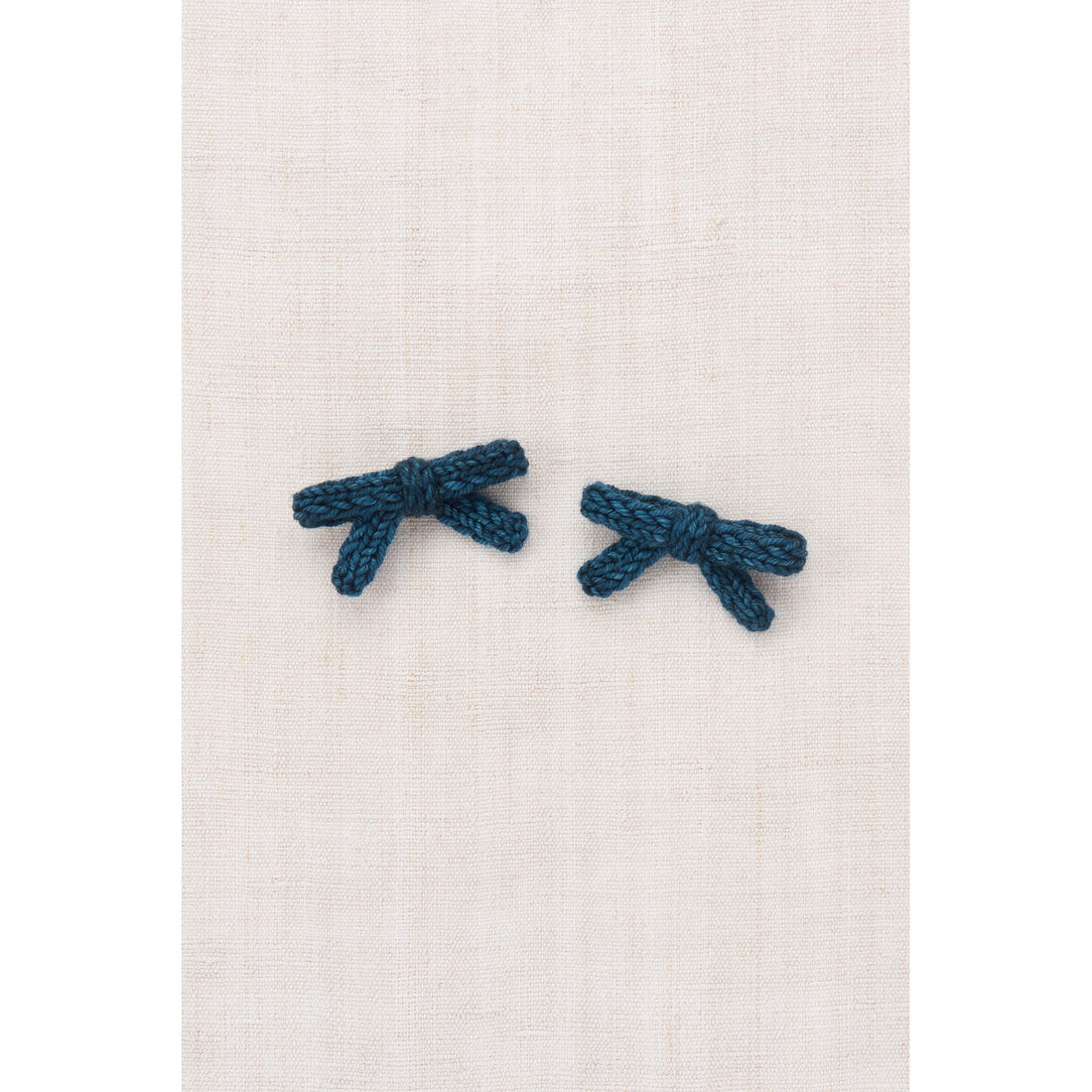 Misha and Puff Marine Blue Goldie Bow Set