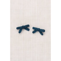 Misha and Puff Marine Blue Goldie Bow Set