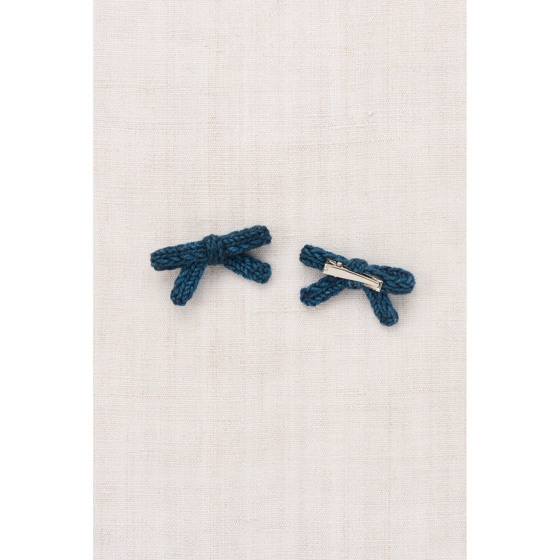 Misha and Puff Marine Blue Goldie Bow Set