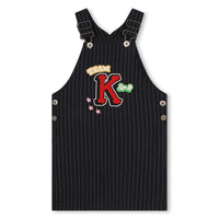 Kenzo Navy Pin Striped Jumper Dress