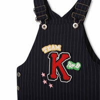 Kenzo Navy Pin Striped Jumper Dress