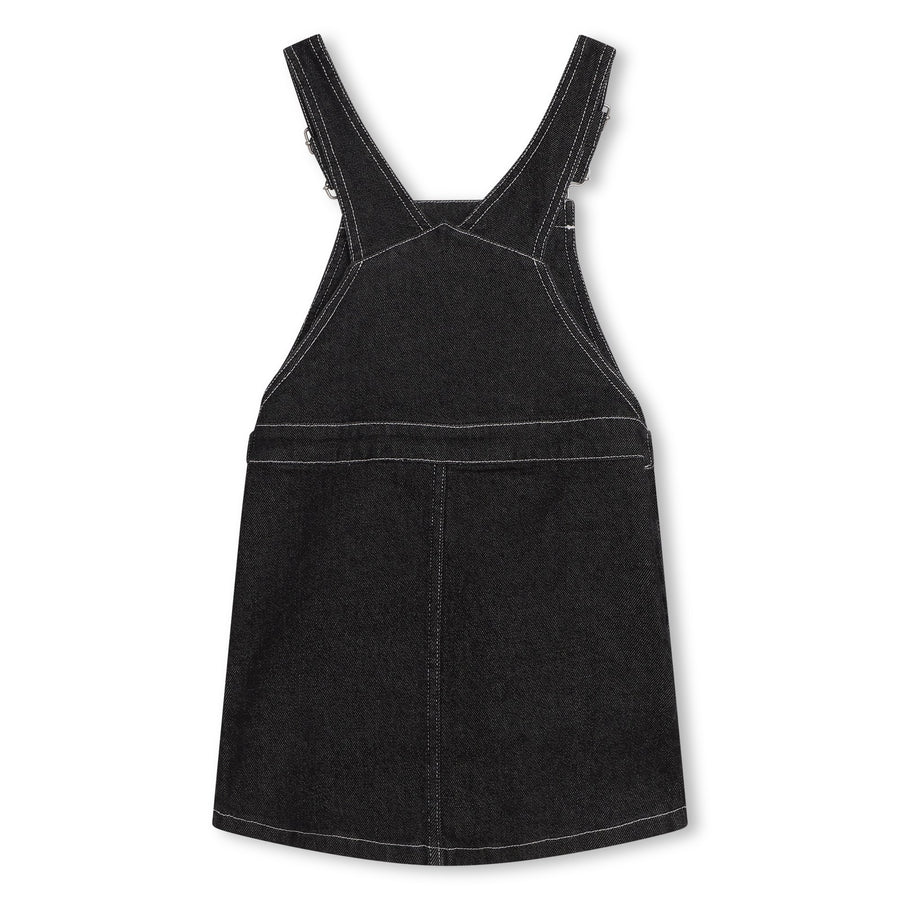 Kenzo Black Denim Jumper Dress