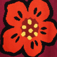 Kenzo Crimson Flower Dress