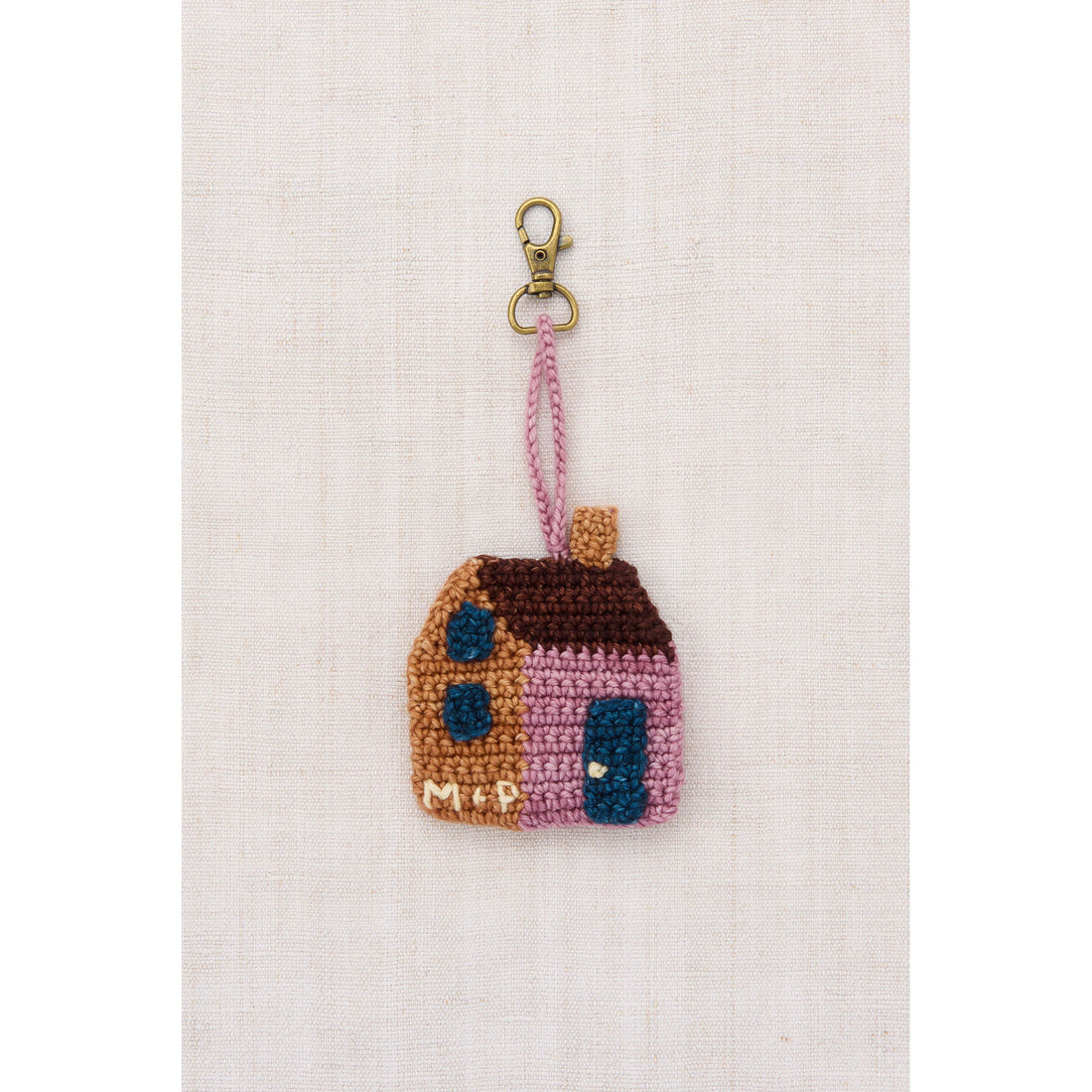 Misha and Puff Antique Rose Home Bag Charm