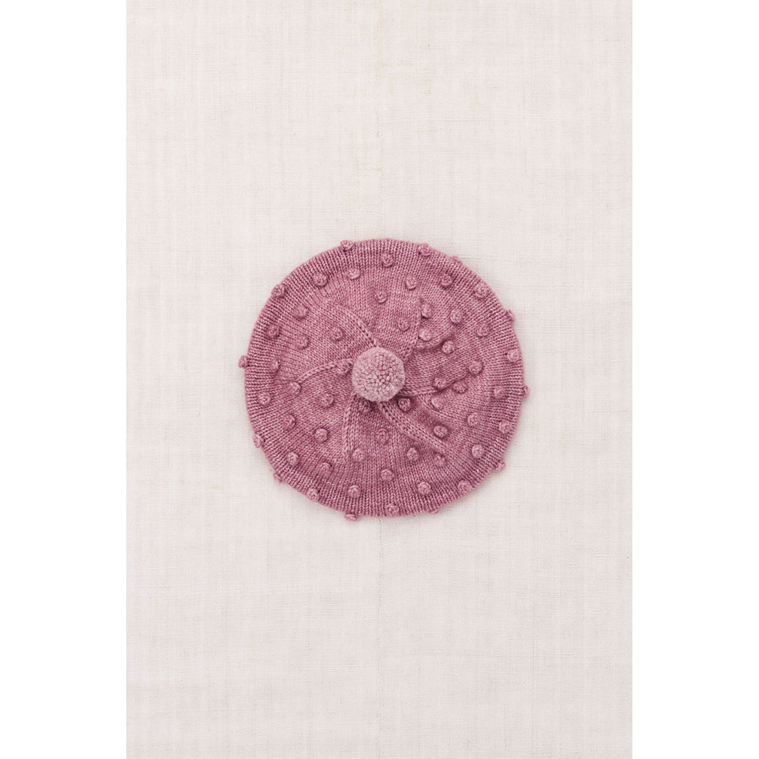 Misha and Puff Antique Rose Popcorn Beret