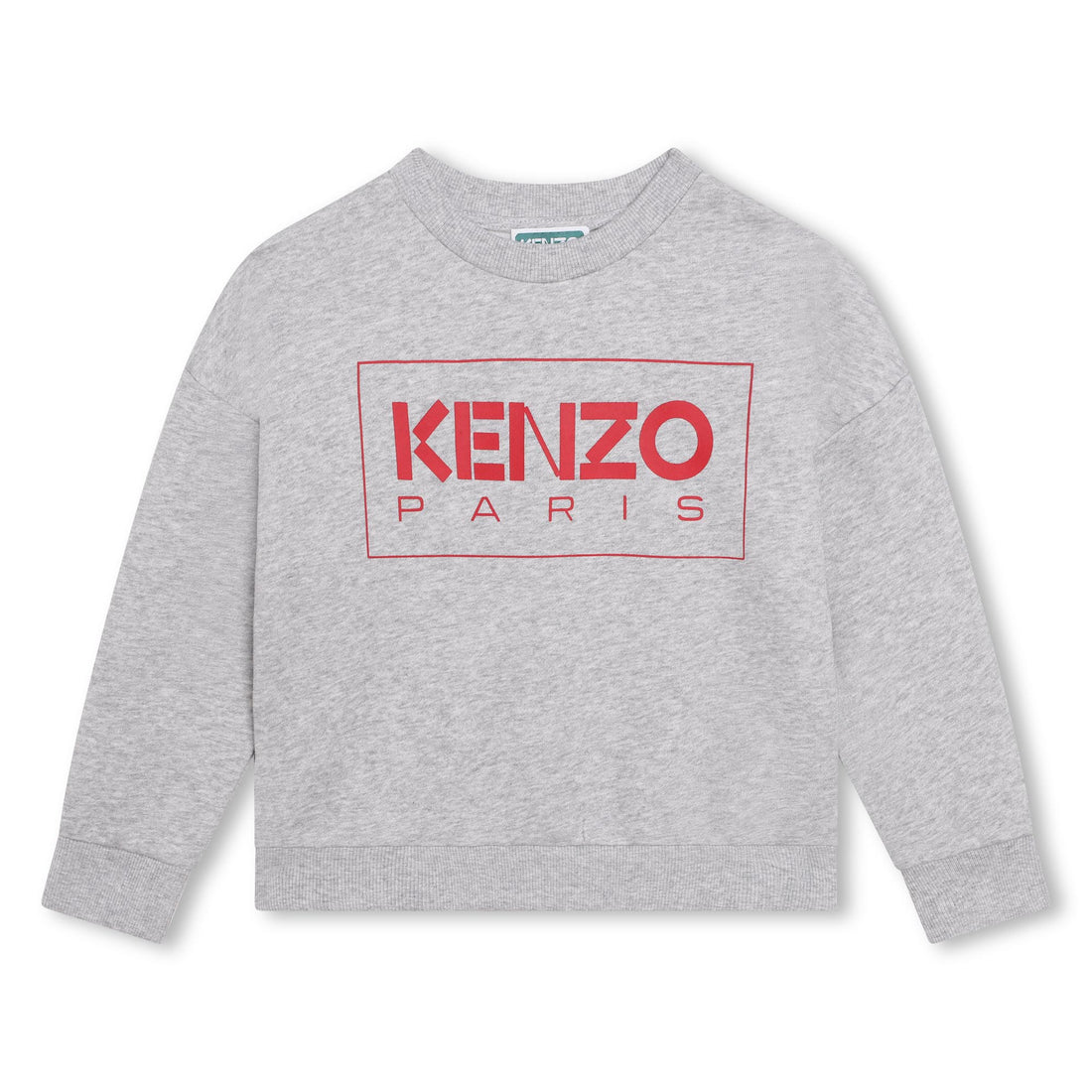 Kenzo Grey Marl Logo  Sweatshirt