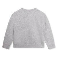Kenzo Grey Marl Logo  Sweatshirt