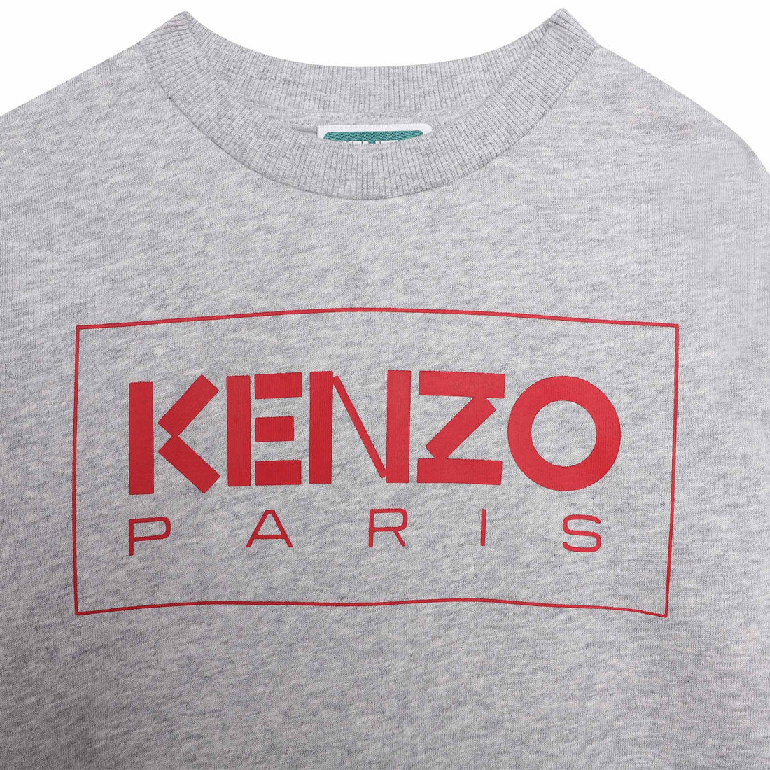 Kenzo Grey Marl Logo  Sweatshirt