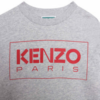 Kenzo Grey Marl Logo  Sweatshirt