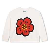 Kenzo Ivory Flower Sweatshirt