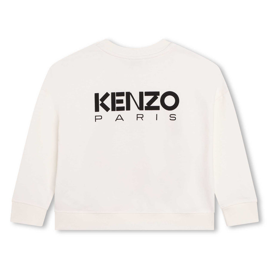Kenzo Ivory Flower Sweatshirt