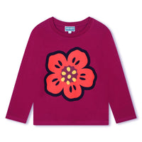 Kenzo Crimson Flower Tee