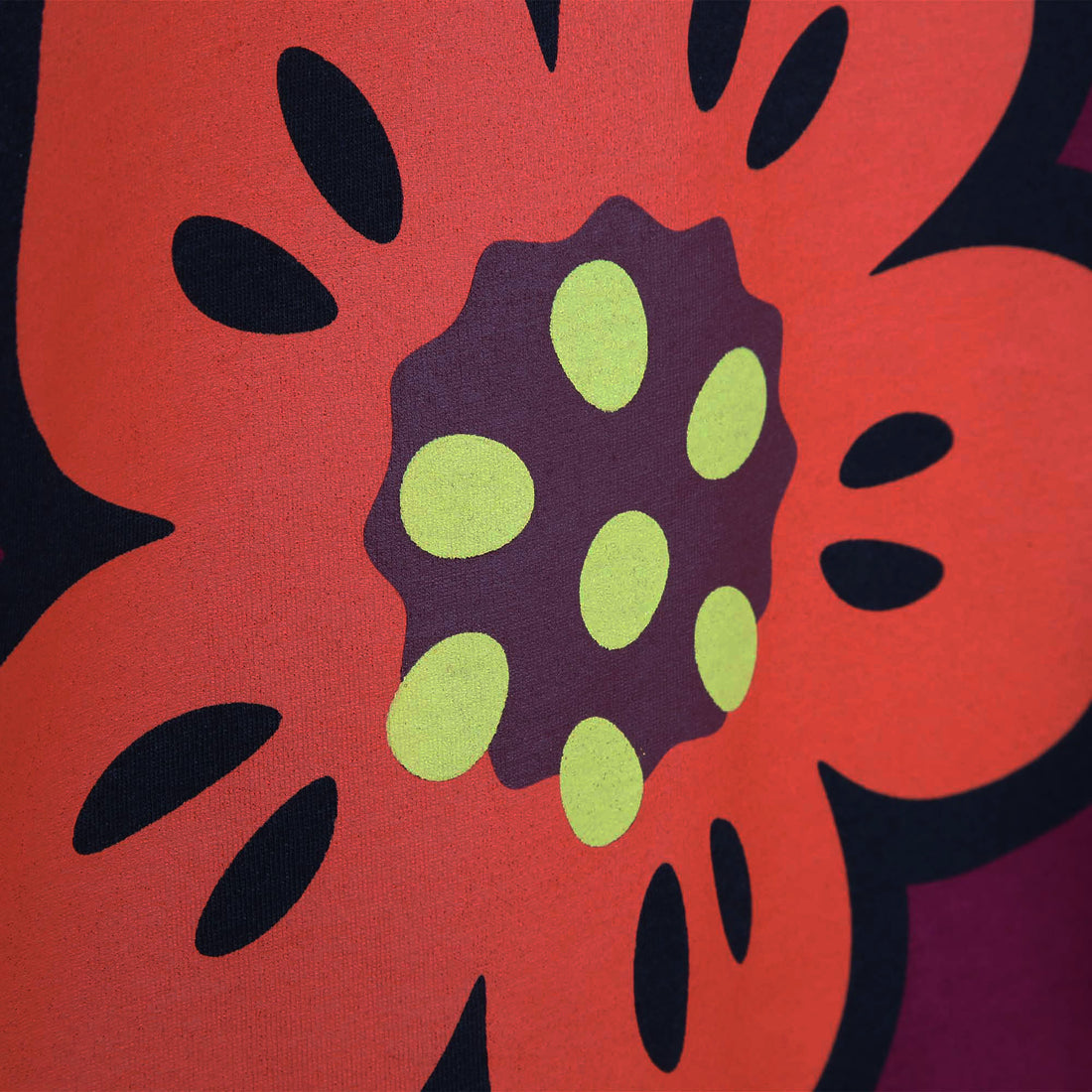 Kenzo Crimson Flower Tee