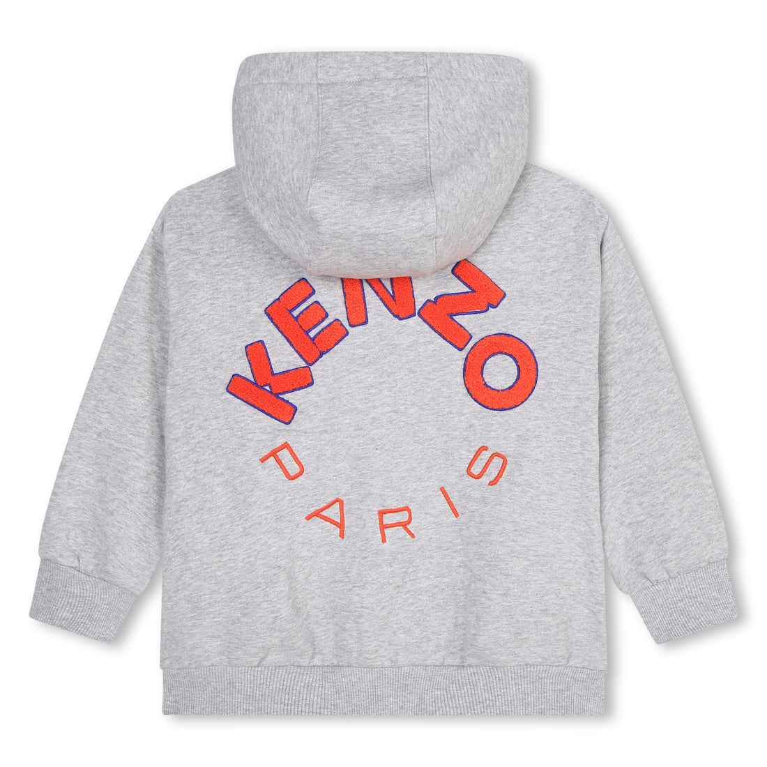 Kenzo Grey Marl Zip Up Sweatshirt