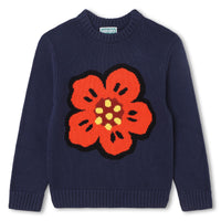 Kenzo Navy Flower Pullover