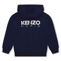 Kenzo Navy Flower Hooded Sweatshirt