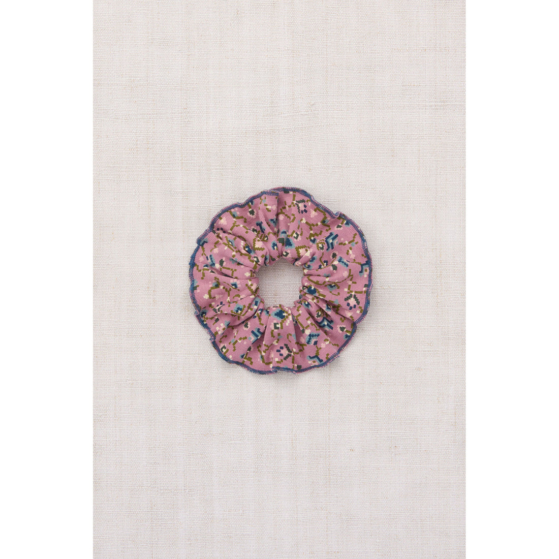 Misha and Puff Antique Rose Millefleurs Scrunchie