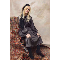 Unlabel Dark Grey Satin Lift Dress