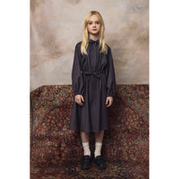 Unlabel Anthracite Stripes Sweep Dress